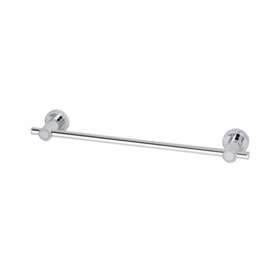 Topex A101030201 Crystal 18" Wall Mount Towel Bar with Swarovski Crystals in Chrome