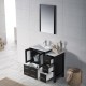 Sydney 36 Inch Vanity with Side Cabinet