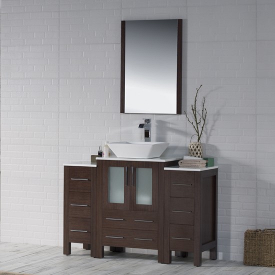 Sydney 48 Inch Vanity with Side Cabinet