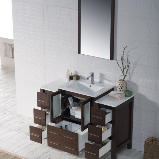 Sydney 48 Inch Vanity with Side Cabinet