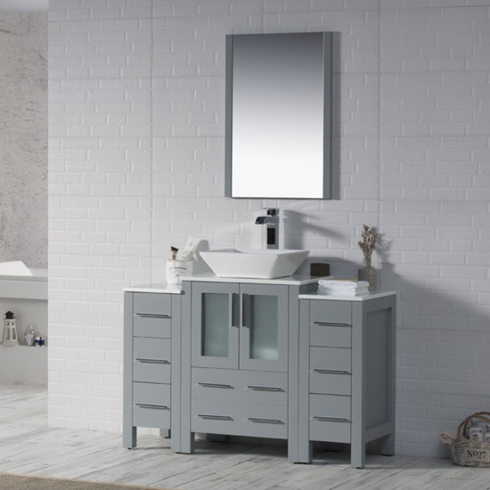 Sydney 48 Inch Vanity with Side Cabinet