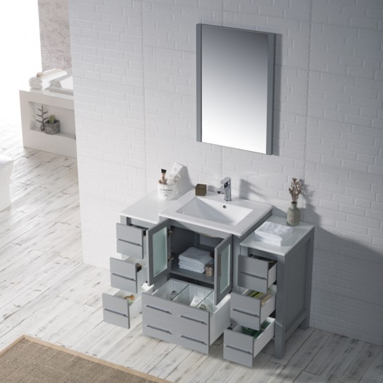 Sydney 48 Inch Vanity with Side Cabinet