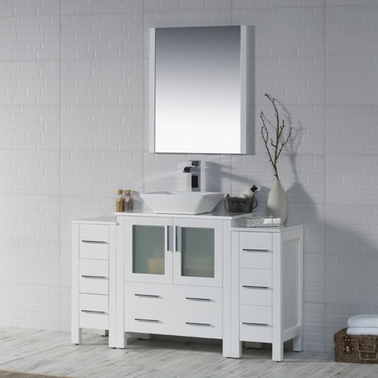 Sydney 54 Inch Vanity with Side Cabinet