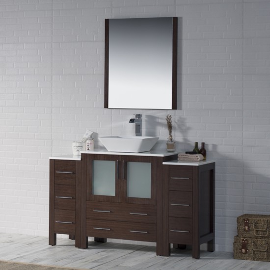 Sydney 54 Inch Vanity with Side Cabinet