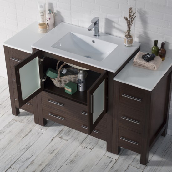 Sydney 54 Inch Vanity with Side Cabinet