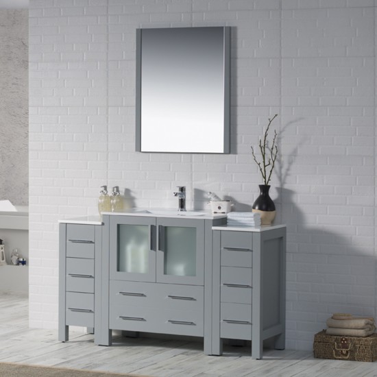 Sydney 54 Inch Vanity with Side Cabinet