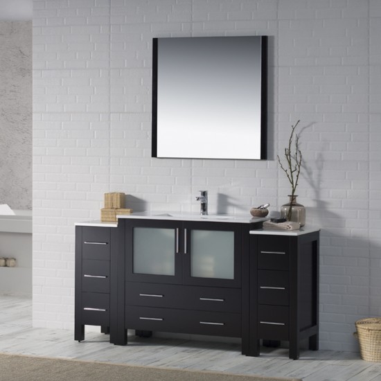 Sydney 60 Inch Vanity with Side Cabinet