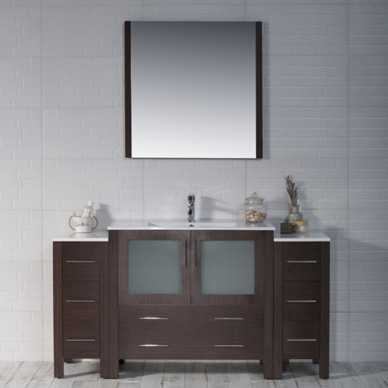 Sydney 60 Inch Vanity with Side Cabinet