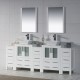 Sydney 84 Inch Vanity with Side Cabinet