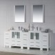 Sydney 84 Inch Vanity with Side Cabinet