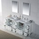 Sydney 84 Inch Vanity with Side Cabinet