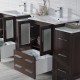 Sydney 84 Inch Vanity with Side Cabinet