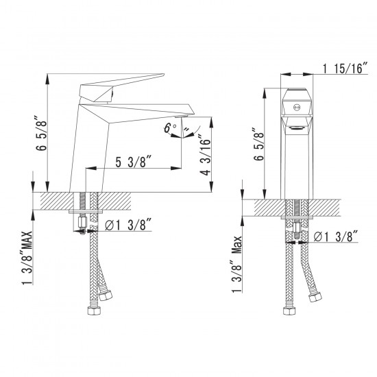Single Handle Lavatory Faucet – F01 101