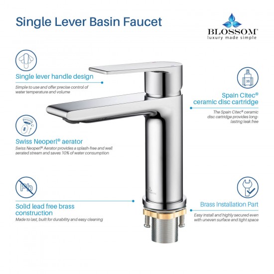 Single Handle Lavatory Faucet – F01 102