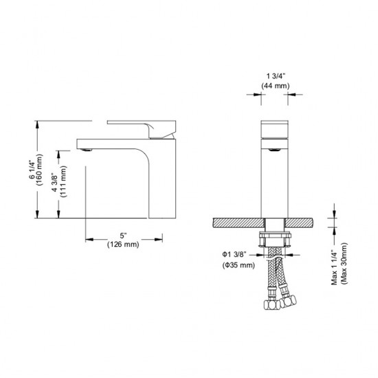 Single Handle Lavatory Faucet – F01 118