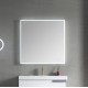 Blossom Beta 36″x36″ LED Mirror with Frosted Sides