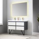Blossom Beta 48″x36″ LED Mirror with Frosted Sides