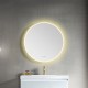 Orion 24″ Round LED Mirror with Frosted Side