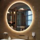 Orion 24″ Round LED Mirror with Frosted Side