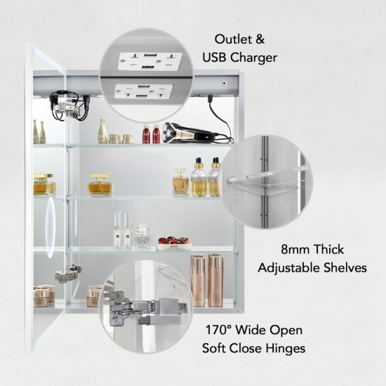 Blossom Asta – 20 Inches LED Medicine Cabinet