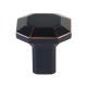 Emtek Hollywood Regency 1-1/4" Riviera Square Cabinet Knob (Oil Rubbed Bronze)