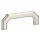 Emtek Hollywood Regency 3-1/2" Center-to-Center Riviera Cabinet Pull (Satin Nickel)