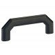 Emtek Hollywood Regency 3-1/2" Center-to-Center Riviera Cabinet Pull (Flat Black)