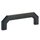 Emtek Hollywood Regency 4" Center-to-Center Riviera Cabinet Pull (Flat Black)