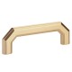 Emtek Hollywood Regency 4" Center-to-Center Riviera Cabinet Pull (Satin Brass)