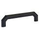 Emtek Hollywood Regency 5" (128mm) Center-to-Center Riviera Cabinet Pull (Flat Black)