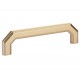 Emtek Hollywood Regency 5" (128mm) Center-to-Center Riviera Cabinet Pull (Satin Brass)