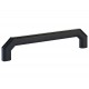 Emtek Hollywood Regency 6" Center-to-Center Riviera Cabinet Pull (Flat Black)