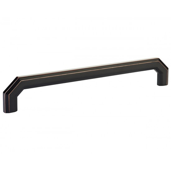 Emtek Hollywood Regency 8" Center-to-Center Riviera Cabinet Pull (Oil Rubbed Bronze)