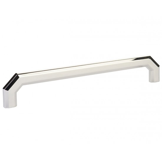 Emtek Hollywood Regency 8" Center-to-Center Riviera Cabinet Pull (Polished Nickel)