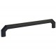 Emtek Hollywood Regency 8" Center-to-Center Riviera Cabinet Pull (Flat Black)