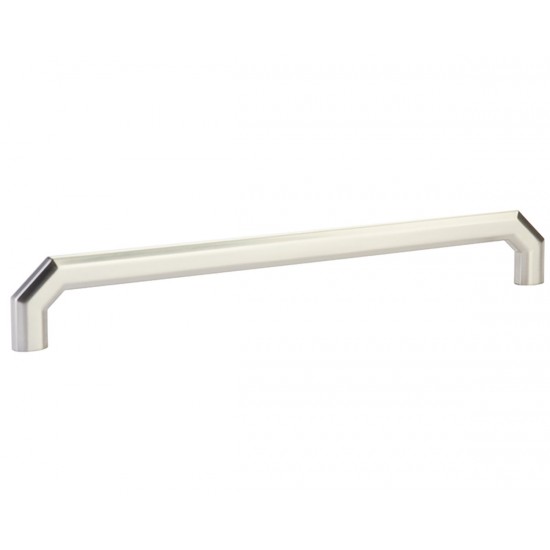 Emtek Hollywood Regency 10" Center-to-Center Riviera Cabinet Pull (Satin Nickel)