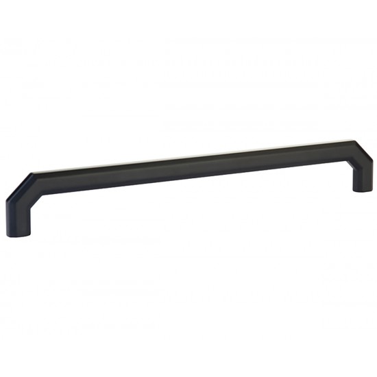 Emtek Hollywood Regency 10" Center-to-Center Riviera Cabinet Pull (Flat Black)