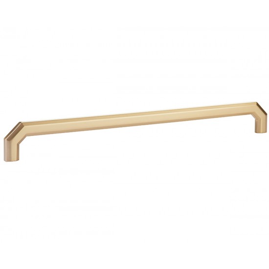 Emtek Hollywood Regency 12" Center-to-Center Riviera Cabinet Pull (Satin Brass)