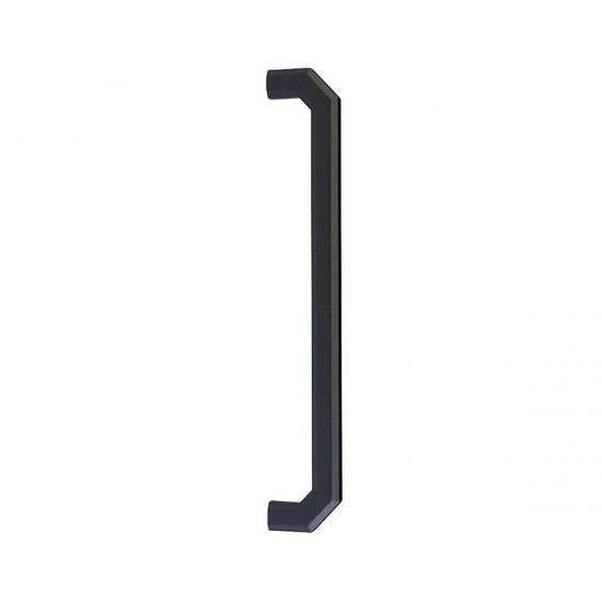 Emtek Hollywood Regency 12" Center-to-Center Riviera Appliance Pull (Flat Black)