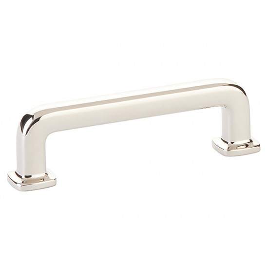 Emtek Timeless Classics 3-1/2" Center-to-Center Westridge Cabinet Pull (Polished Nickel)