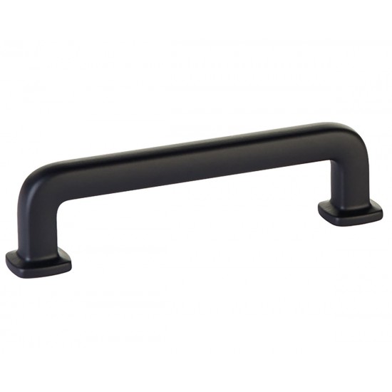 Emtek Timeless Classics 4" Center-to-Center Westridge Cabinet Pull (Flat Black)