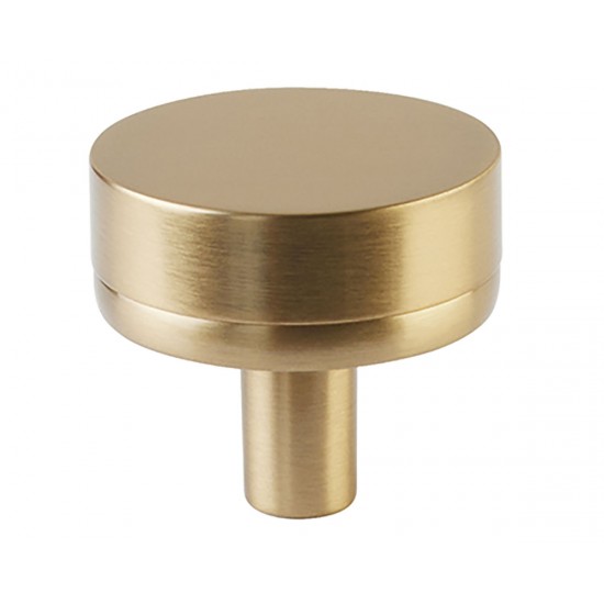 Emtek Select 1-1/4" Conical Smooth Cabinet Knob (Satin Brass)