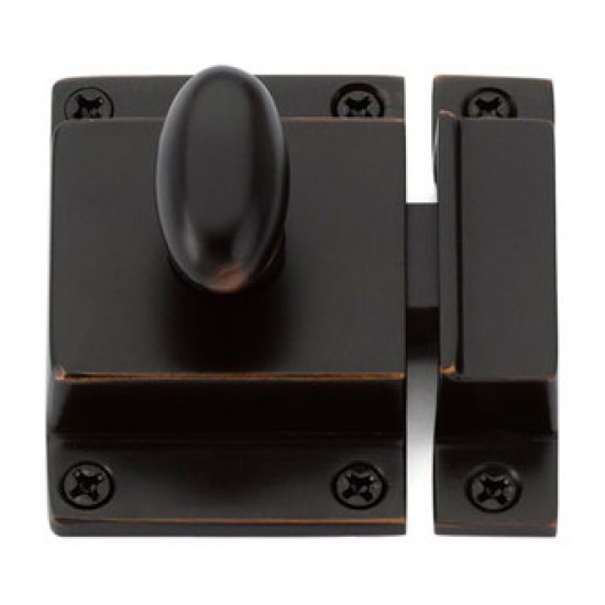 Emtek Solid Brass 2-1/4" Cabinet Latch (Oil Rubbed Bronze)