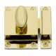 Emtek Solid Brass 2-1/4" Cabinet Latch (Unlacquered Polished Brass)