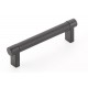 Emtek Select 4" Center-to-Center Smooth Cabinet Pull (Flat Black)