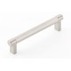 Emtek Select 5" (128mm) Center-to-Center Knurled Cabinet Pull (Satin Nickel)