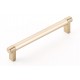 Emtek Select 6" c.c. Smooth Cabinet Pull (Satin Brass)