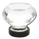 Emtek 1-1/4" Old Town Clear Glass Cabinet Knob - (Oil Rubbed Bronze)