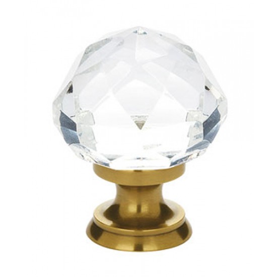 Emtek 1-1/4" Diamond Crystal Cabinet Knob (French Antique)