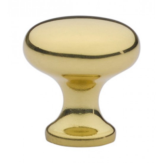 Emtek Solid Brass 1" Cabinet Knob (Unlacquered Brass)